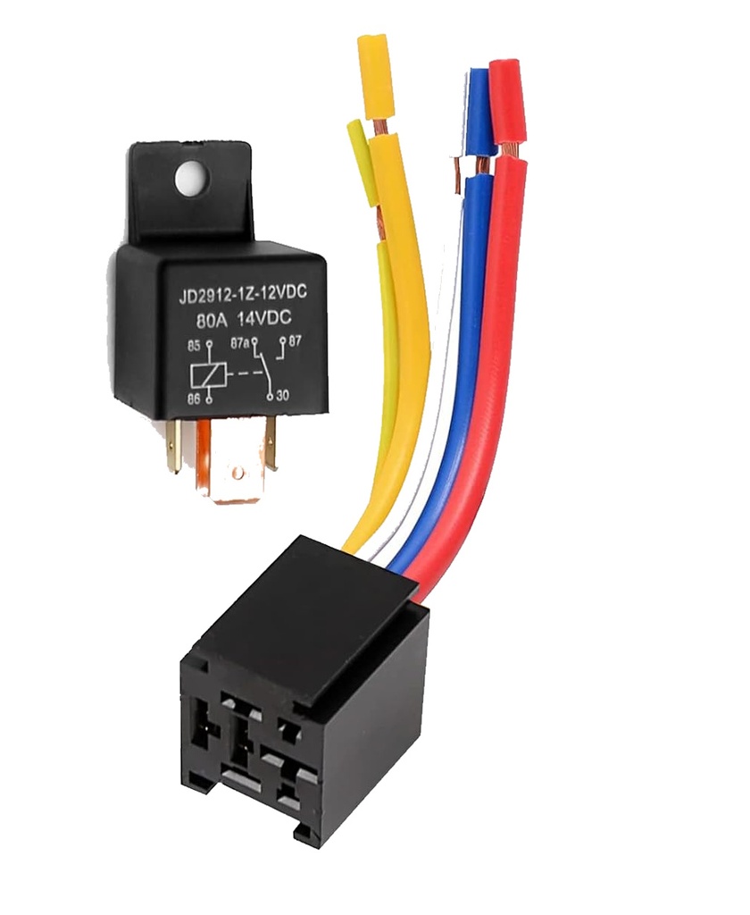 80A Automotive relay with base