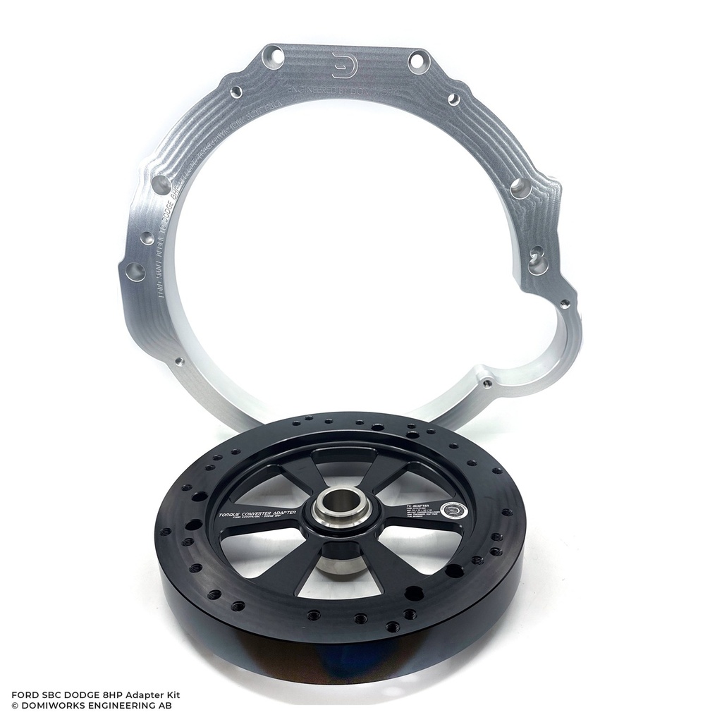 Domiworks Ford Small Block 8HP Dodge Scat Pack Trackhawk Ram Hellcat Adapter Kit