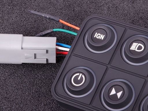 [MAXXECU-2009] MaxxECU CAN keypad (8 keys) multi color LED