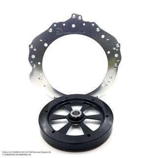 [DOMIWORKS-21004012] Domiworks Chevy LS to BMW 8HP N63 N73 N74 - Mirrored Starter Adapter Kit