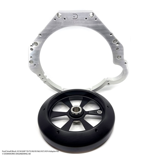 [DOMIWORKS-21005004] Domiworks Ford Small Block 289 302 351C 351W 8HP N63 N73 N74 Adapter Kit