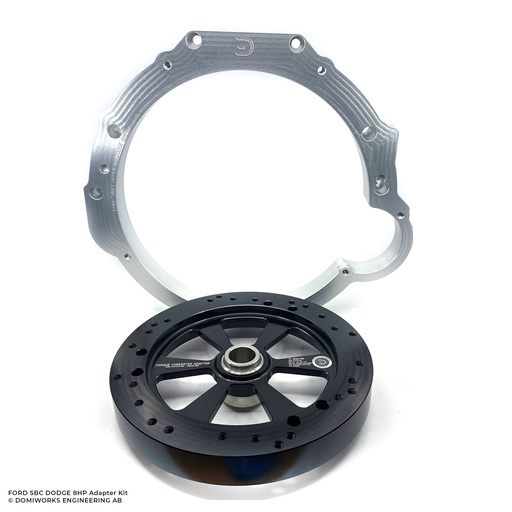 [DOMIWORKS-21005008] Domiworks Ford Small Block 289 302 351C 351W 8HP Dodge Scat Pack Trackhawk Ram Hellcat Adapter Kit