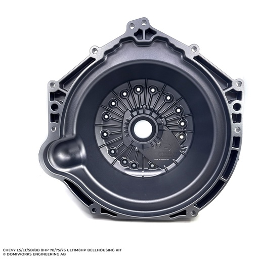 [DOMIWORKS-25004002] Domiworks Chevy LS/LT/SB/BB Ultim8HP Bellhousing kit - LS 8-bolt