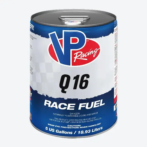 [VP-606-5] VP Q-16 RACING FUEL 5 GAL 120+ LEADED O2